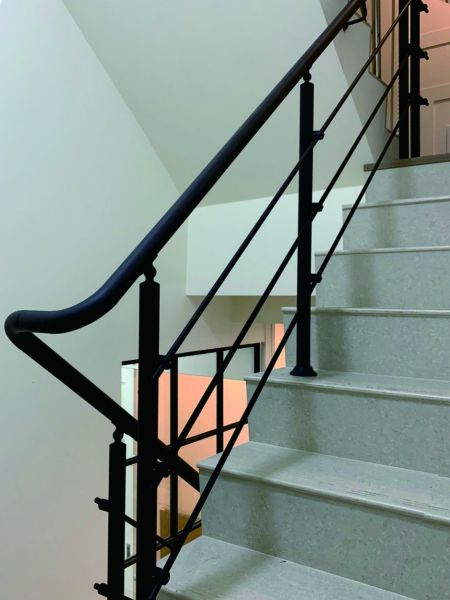 Stainless Steel Stair Handrail Corner Elbow Paint